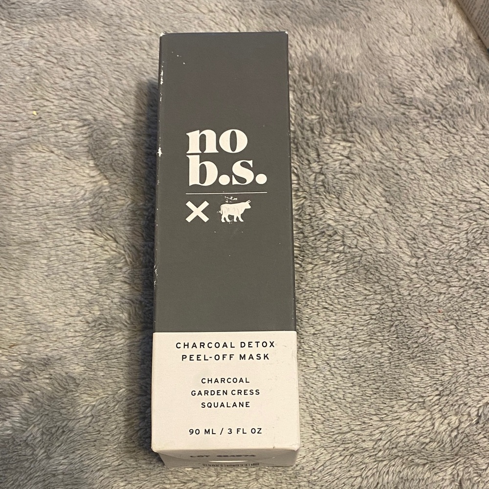 no b.s. Charcoal Detox Peel-Off Mask - Black & White Box